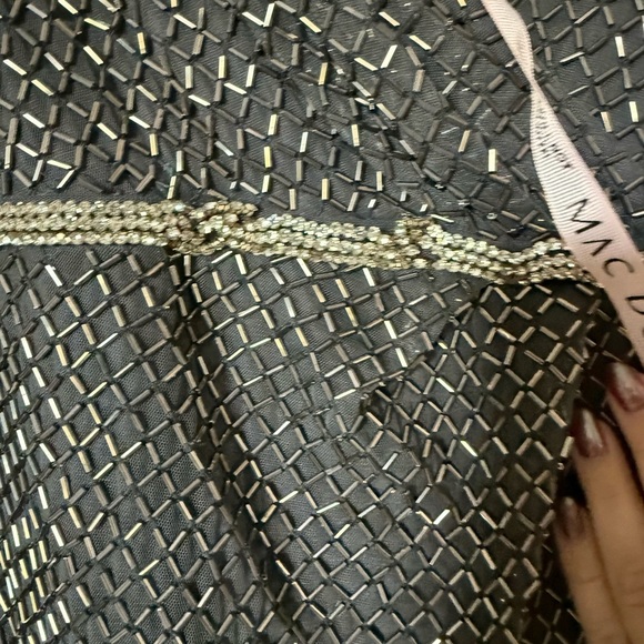 New | Mac DUGGAL 93674 Beaded MIDI Dress 14 - Picture 7 of 11